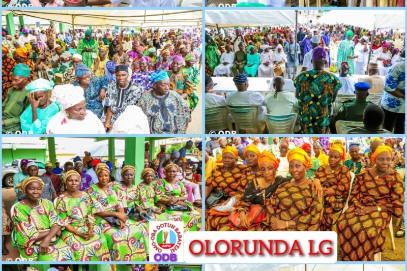 OLORUNDA LG GAVE A ROUSING WELCOME TO OMO-OBA DOTUN BABAYEMI (ODB)