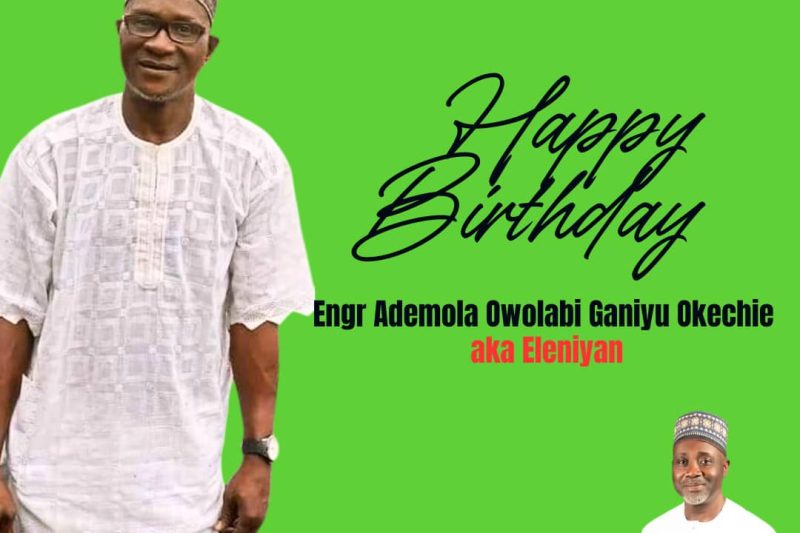 PRINCE THOMAS OLALEYE OGUNGBANGBE Ph.D. SEND A BUNCH OF WARM WISHES TO *ENGR. ADEMOLA OWOLABI GANIYU.