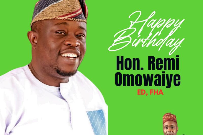Prince Thomas Ogungbangbe, Ph.D, Felicitates With Hon. (Engr) Remi Omowaiye – The King Of Boyz” On His Birthday