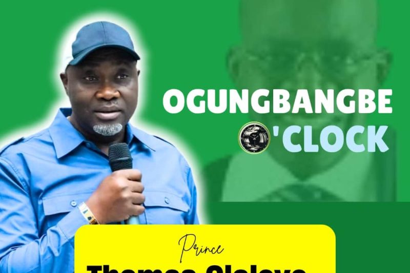 Prince Thomas Olaleye Ogungbangbe (Tom-Perry): A Philanthropist With Vision, Capacity and Passion to Serve Osun East