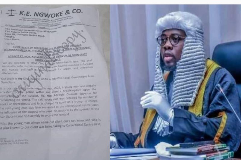 Crisis in Osun: Speaker Egbedun Accused of Threatening to Dethrone and Kill Monarch