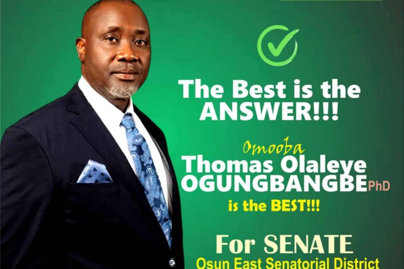 Prince Thomas Ogungbangbe, PhD: The Scholar as Sentinel