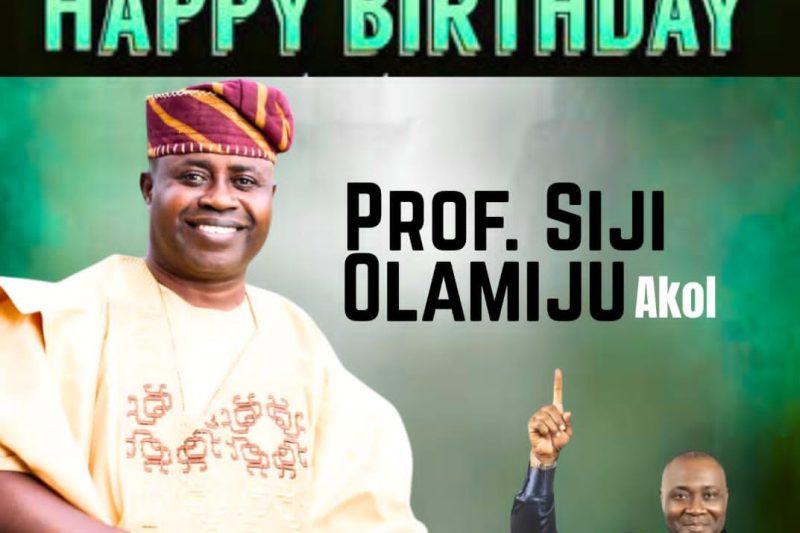 Birthday Felicitation to Prof. Olasiji Akanni Olamiju (Akol)